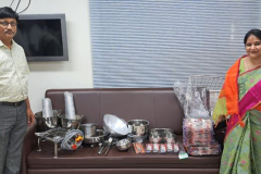 Donation of utensils for student mess